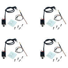 4X Belcat Uk-2000 Spiral Piezo Cable Pickup Eq and Pre Amp for Ukulele(No Battery)