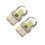 20Pc LED T10 W5W COB SMD CANBUS Silica Bright White License Light Bulb 1