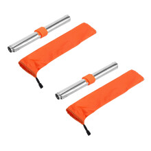 2X Estufa de Camping de Titanio Puro Escudo de Viento Estufa de Camping Pantalla de Viento Estufa de Gas Al Aire Libre Parabrisas Una Prueba de Viento