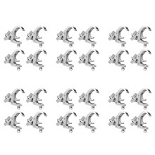 24Packstage Lighting Clip Hook, Profesjonalny Zacisk Ze Stopu Aluminium, do Przesuwania GłOwicy OśWietlenie Sceniczne