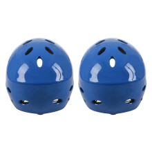 2X Casco Protector de Seguridad 11 Agujeros de Respiración Azul