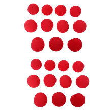 20Pcs Adorable Red Sponge Clown Nose for Party Wedding Decoration Christmas Halloween Costume Magic Dress