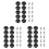 30Pcs Deck  Guide Slotted Round Out Pull Rope Buckle Fitting Accessories for Kayak Canoe Boat 1