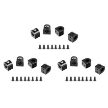 12X LCG Nedre Tyngdpunkt Metallkroppsstolpfäste för 1/10 RC Crawler Car Axial SCX10 I II III Capra Upgrades Parts,1