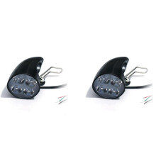 2X 36V 48V EBike Luz LáMpara de Scooter Bicicleta EléCtrica 4 LED Faro Delantero Foco Ultrabrillante con Bocina