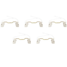 5X R7S Bulb Socket Lamp Holder Connector Metal Ceramics Handle for Flood Light, 118mm