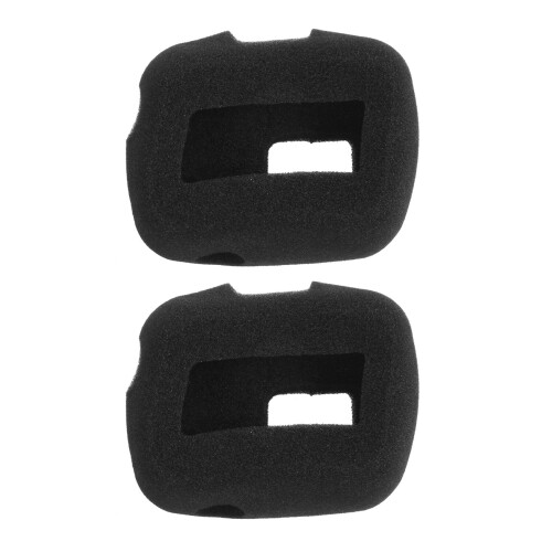 2X Wind Foam Windshield Windscreen Housing Case for  Hero 5 6 (2018) Black Camera, Sponge Windproof Cap