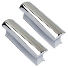 2X Guitar Slide Steel Solid Stainless Tone Bar Hawaiian Slider for Acoustic Electric Guitar Instruments Portable