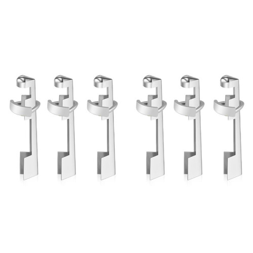 Pince Queue Billard 6 PièCes SéRies Pince Pointe de Queue de Billard Kit de RéParation de Pointe de Queue de Billard en Alliage pour Accessoires de