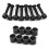 2set Skate T-Type Tools Skateboard Riser Shock Pads,Shockpads Hardware Screws,Axle Washers/Nuts/Spacers 6