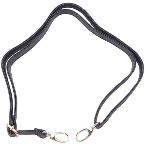 4X DIY Replacement Leather Bag Shoulder Strap Handle  Body Adjustable 140 X 2cm, Black 2