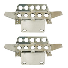 2X für MN Modell 1:12 D90 D91 D99S RC Auto Ersatz Teile Upgrade Metall Front Armor Protection Guard