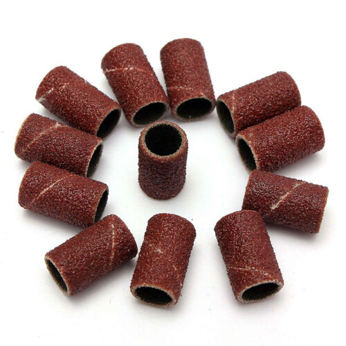 400 PCS Nail Drill Sanding Band Machine Replacement Bits Pedicure (80 )