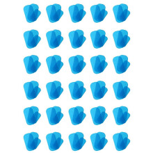 90Pcs Hip Trainer Gel Pads ABS Gel Pad Replacement for EMS Buttock Trainer ABS Replacement Gel Sheet