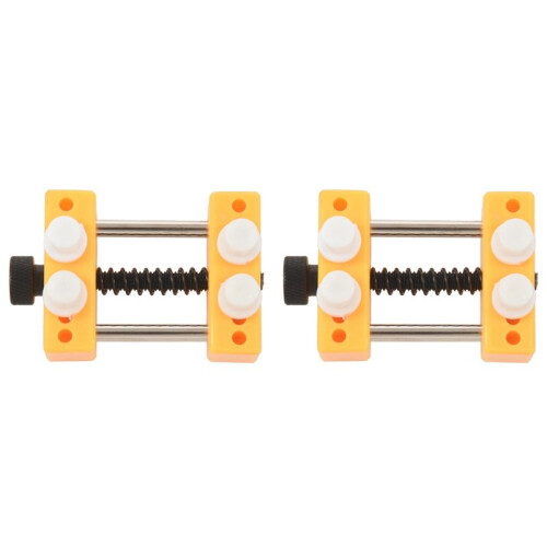 2X Vise Tool Movement Holder Opens Watch Case Dial Fixer for Clock
