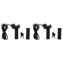 2X 60V Gas Handle Twist Throttle with Battery Indicator&Latching &Lock/Key Electric Scooter Bicycle MTB Part