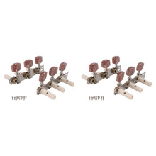 4 Stuks 1:15 Klassieke Zilveren Gitaar Tuner Tuning Machine Heads Keys Pinnen voor Gitaar Onderdelen