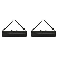 2X Draagbare 17-Gaats Fluitkofferhoes, Nylon Fluittas, Gigbag, Fluitkoffer, 17-Gaats Fluitaccessoires