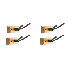 4 Pcs Violin Wall Mount,Violin Rack Wall Hanger,Violin Viola Ukulele Hanging Hook,Can Hang Violin Bow,for Home&Studio