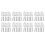 24 Pcs Electric Guitar Tremolo Bridge String Saddles Mount Adjust Conical Spring and Screws Silver 1