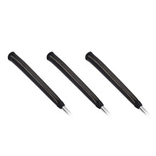 3X Wrap Grip Pure Handmade Leather Material Standard Club Grips Putter Grips-Black