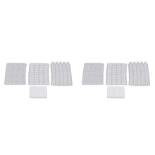 1/16 Schaal Miniatuur Model Bricks Mould,8 Pack Simulatie Brick Moulds DIY Kit voor Zand Tafel Landschap Accessoires