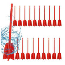 20 Stuks Verfmixer Booropzetstuk, Verfroerder voor Boor, Helix Verfmixer Harsmixer Epoxypeddels voor Het Mengen van Hars