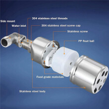 Automatic Water Level Control Valve 1/2 Inch Stainless Steel Float Valve for Tank Swimming Pool Elbow