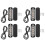 4Pcs 4 Led Amber Recovery Strobe Lights 12V 24V Orange Grill Breakdown Flashing 9
