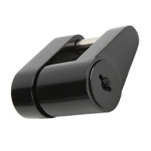 Black Zinc Alloy 1/4in Trailer Lock