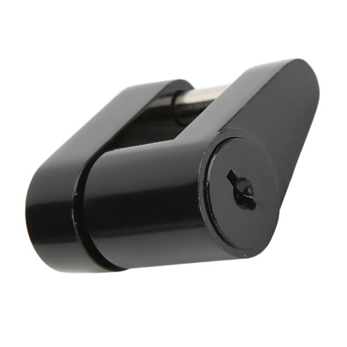 Black Zinc Alloy 1/4in Trailer Lock