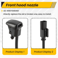 New Windshield Heated Washer Sprayer Nozzle Jet 61667046060 for - 5 Series E60 E61 2004-2010 525I 528I 530I 535I 550I