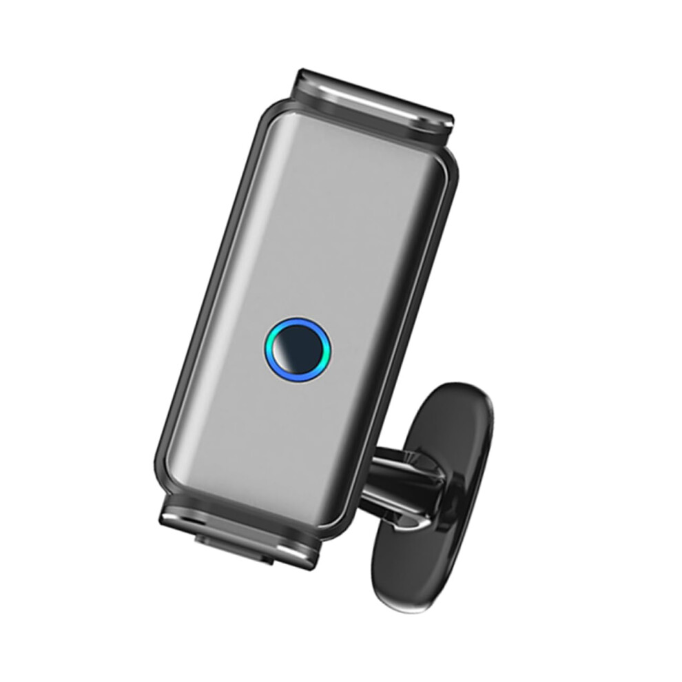 Car Phone Holder With 360 Rotatable Dashboard Mount, Onehanded Operation, Gray 9455672028349