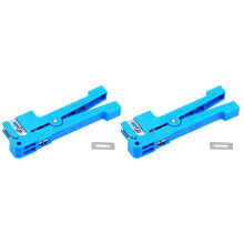 2X 45-163 Fiber Optic Jacket Stripper Coaxial Stripper Cable Stripping Cutter Tool(45-163)