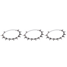 3X Metall Spikes Bolzen Nieten Punk Goth Halskette Choker Kragen