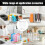 Foldable Rustproof Stainless Steel Baby Bottle Drying Rack for Kitchen Countertop Storage 4
