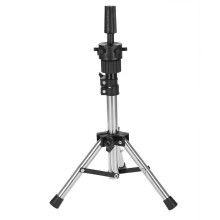 Adjustable Wig Stand Tripod with Carry Bag, Stable Metal Mannequin Head Holder for Hair Styling