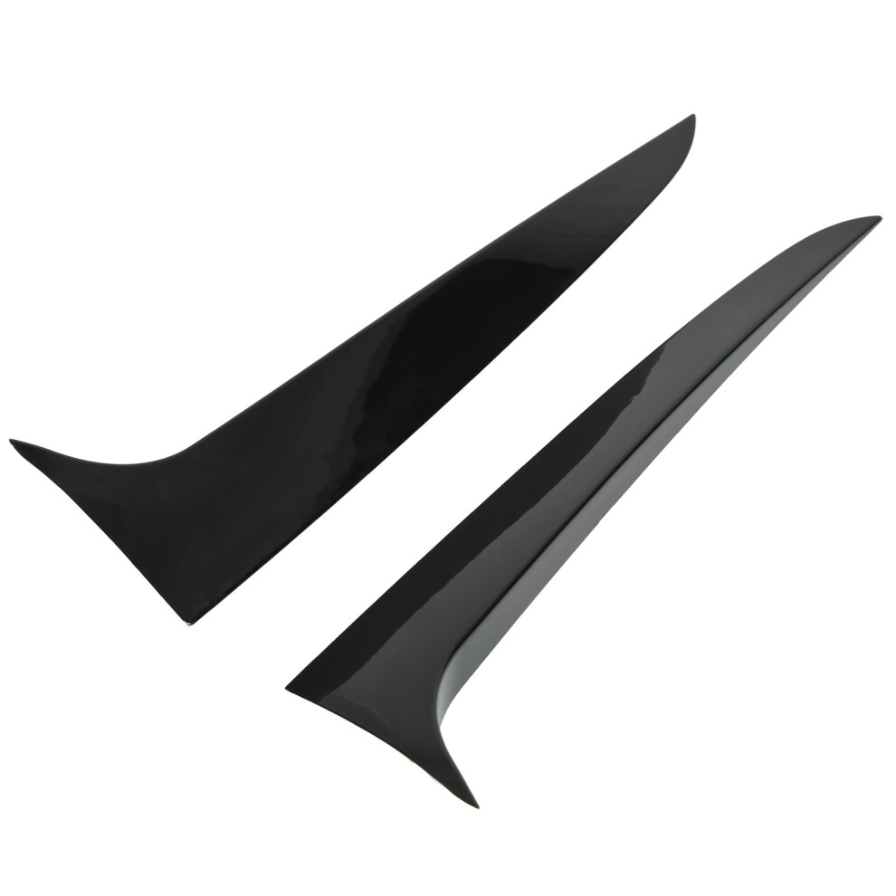 Glossy Rear Window Side Spoiler Left Right For X3 F25 2011-2017 Black 5081390314743
