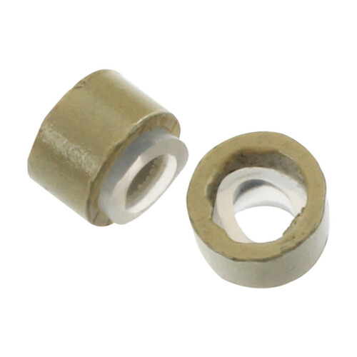 600 Pezzi 5mm Biondi Colore Silicone Foderato Micro-Anelli Collegamenti Beads Collegamento per Le Estensioni 1