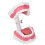 Teeth Model Tooth Brushing Practice Dental Teaching Tool Kit, PVC 15