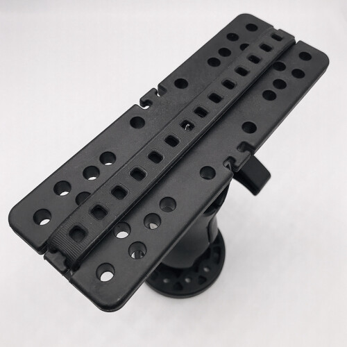 Mount with Fish Finder and Universal Mounting Plate Kayak Accessories 1