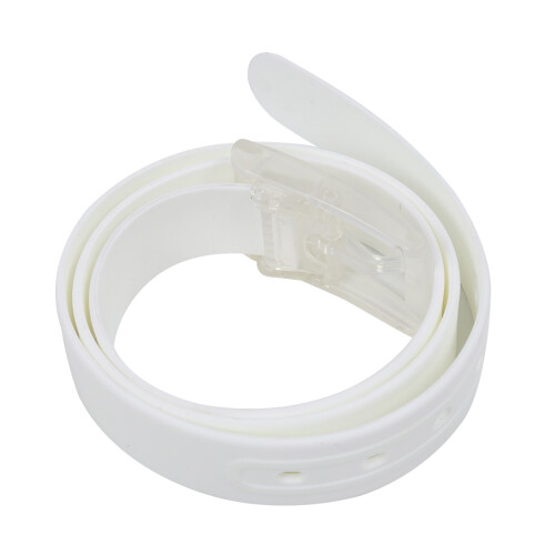 2X Cinghia di Plastica in Silicone in Silicone Bianca 2