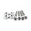8X Guitare Basse Cou Joint Virole Manchon with Vis Correspondant 2