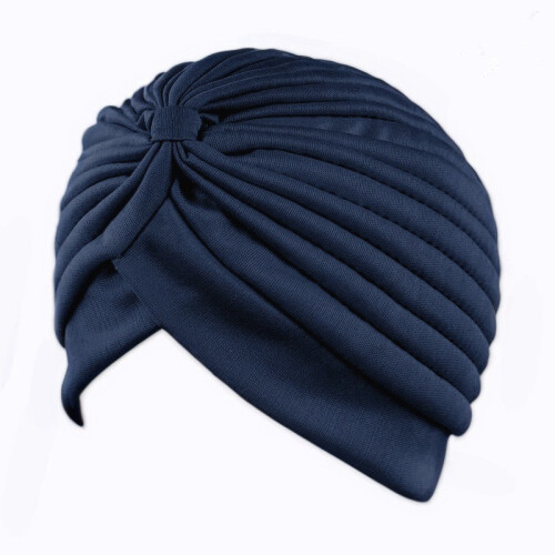 Kjemohodeplagg, myk lue for kreftpasienter NavyBlue 1