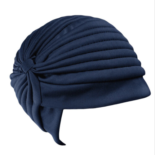 Kjemohodeplagg, myk lue for kreftpasienter NavyBlue 2