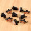 10Pcs High Knob 6 Pin 3 Position DPDT Panel Slide  0.5A 50V 6