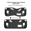 For  Protective Case-Anti-Fall,Anti-Slip,Soft Silicone Cover+Folding Stand Game Console Accessories Grey 6