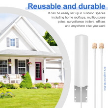 3G 4G LTE Externe Antenne Buiten met 5M Dual Slider SMA Connector voor 3G 4G Router Modem