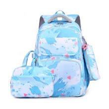 Girls School Backpack Set with Lunch Bag and Pencil Case, 3Piece Durable Ergonomic Design