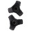 2X Walking Stick End Tripod CANE TIP Self Standing Rubber NON-SLIP End Bottom 10